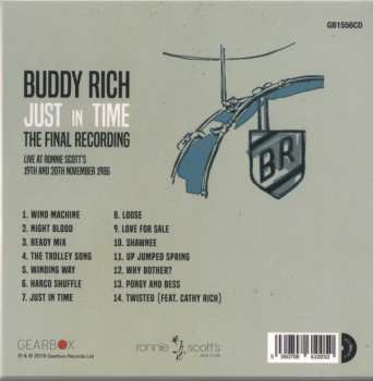 CD Buddy Rich: Just In Time The Final Recording 236464