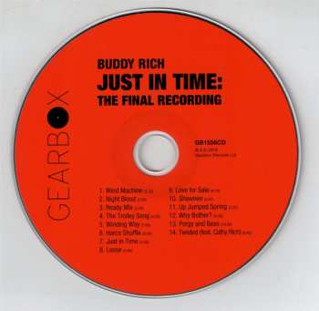 CD Buddy Rich: Just In Time The Final Recording 236464