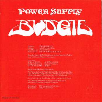 CD Budgie: Power Supply 91735