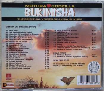 CD Bukimisha Male Chorus: Mothra Hearts Godzilla (The Spiritual Voices Of Akira Ifukube) LTD 651634