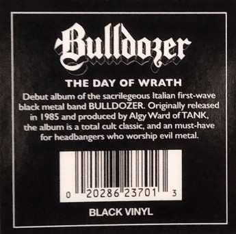 LP Bulldozer: The Day of Wrath LTD | CLR 570135