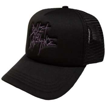 Merch Bullet For My Valentine: Mesh Back Cap Purple Logo Bullet For My Valentine