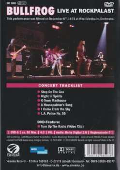 DVD Bullfrog: Live At Rockpalast 391587