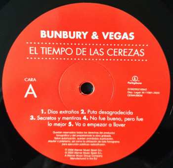 2LP/2CD Enrique Bunbury: El Tiempo De Las Cerezas 594962