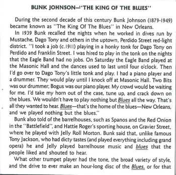 CD Bunk Johnson: The King Of The Blues 569523