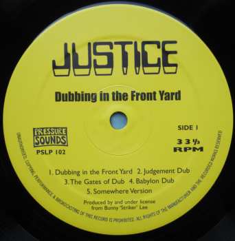 2LP Bunny Lee: Bunny Lee Presents Dubbing In The Front Yard + Conflict Dub 612228