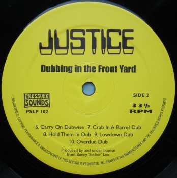 2LP Bunny Lee: Bunny Lee Presents Dubbing In The Front Yard + Conflict Dub 612228