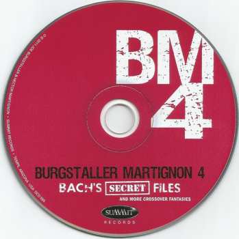 CD Burgstaller Martignon 4: Bach's Secret Files And More Crossover Fantasies 260229