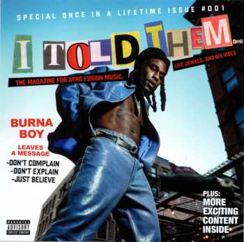 CD Burna Boy: I Told Them... 584381