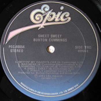 LP Burton Cummings: Sweet Sweet 639340