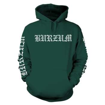 Merch Burzum: Mikina S Kapucí Filosofem Logo Burzum 2018 (green)