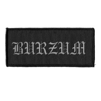 Merch Burzum: Nášivka Logo Burzum (silver)