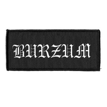 Merch Burzum: Nášivka Logo Burzum (white)