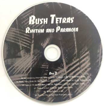 2CD Bush Tetras: Rhythm And Paranoia: The Best Of Bush Tetras 561333