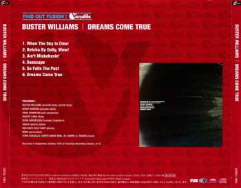 CD Buster Williams: Dreams Come True LTD 613216