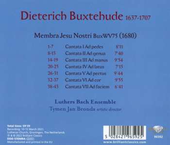 CD Dieterich Buxtehude: Membra Jesu Nostri 595784