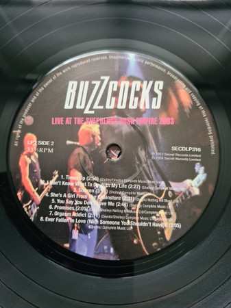 2LP/DVD Buzzcocks: Live At The Shepherds Bush Empire 2003 545827