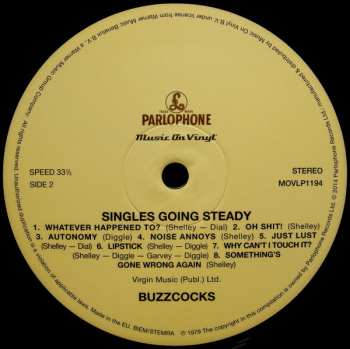 LP Buzzcocks: Singles Going Steady 663514