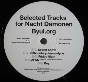 LP Byul.org: Selected Tracks For Nacht Dämonen 654822