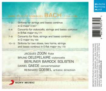 CD Carl Philipp Emanuel Bach: Concertos & Symphonies II 402744