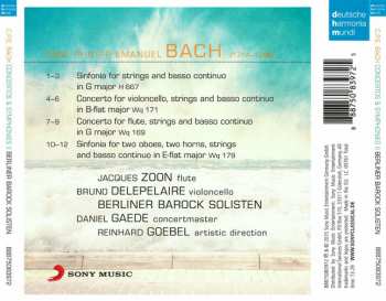 CD Carl Philipp Emanuel Bach: Concertos & Symphonies II 402744