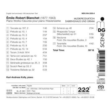 SACD Emile-robert Blanchet: Piano Works 573028