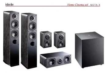 Audiotechnika Indiana Line NOTA X Home Cinema set 5.1 Black