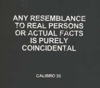 CD Calibro 35: Any Resemblance To Real Persons Or Actual Facts Is Purely Coincidental 537209