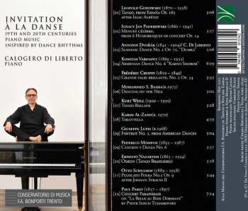 CD Calogero Di Liberto: Invitation à la Danse: 19th And 20th Centuries Piano Music Inspired By Dance Rhythms 574013