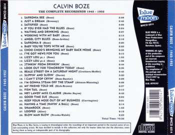 CD Calvin Boze: The Complete Recordings 1945-1952 350913