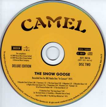 2CD Camel: The Snow Goose DLX 545058