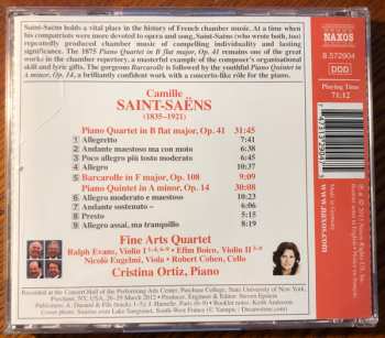 CD Camille Saint-Saëns: Piano Quartet In B Flat Major / Piano Quintet In A Minor / Barcarolle In F Major 274857