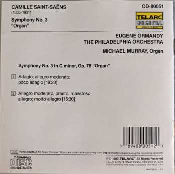 CD The Philadelphia Orchestra: Organ Symphony (No. 3 In C Minor, Op. 78) 373984