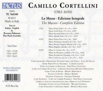 3CD/Box Set Camillo Cortellini: Le Messe - Edizione Integrale 637658