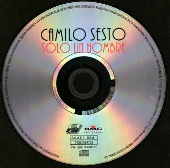 CD Camilo Sesto: Sólo Un Hombre 570222