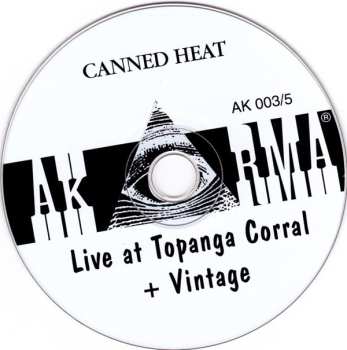 CD Canned Heat: Live At Topanga Corral / Vintage DIGI 565952