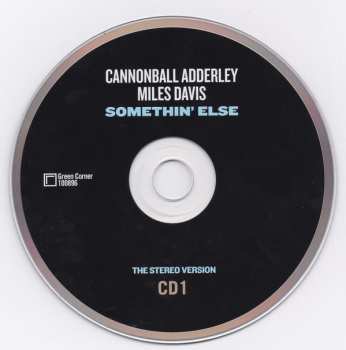 2CD Cannonball Adderley: Somethin' Else (The Stereo & Mono Versions) 547021