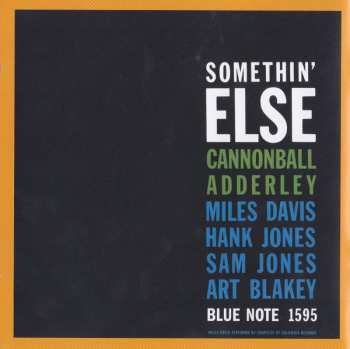 2CD Cannonball Adderley: Somethin' Else (The Stereo & Mono Versions) 547021