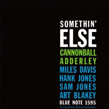 CD Cannonball Adderley: Somethin' Else LTD 646175