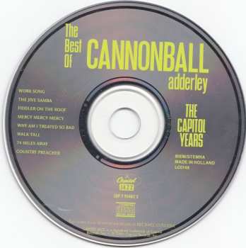 CD Cannonball Adderley: The Best Of Cannonball Adderley - The Capitol Years 605246