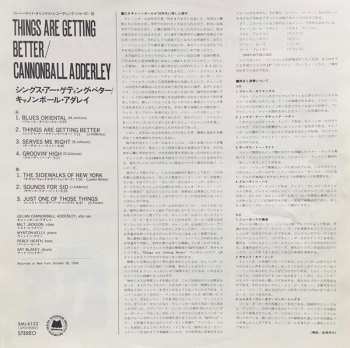 LP Cannonball Adderley: Things Are Getting Better 646793