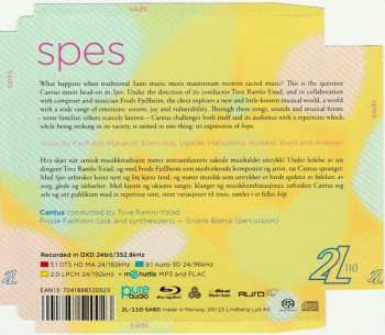 Blu-ray/SACD Cantus: Spes 581074