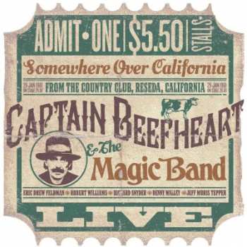 Album Captain Beefheart: Somewhere Over California: Live At The Country Club, Reseda, California 1981