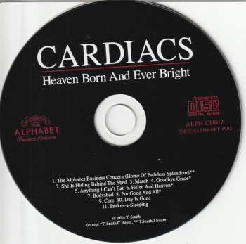 CD Cardiacs: Heaven Born And Ever Bright 544308