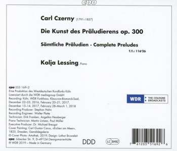 2CD Carl Czerny: Die Kunst Des Präludierens Op.300 122530