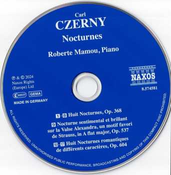 CD Carl Czerny: Nocturnes 566697