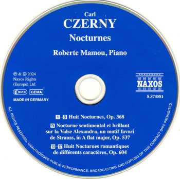 CD Carl Czerny: Nocturnes 566697