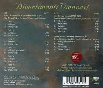 2CD Carl Ditters von Dittersdorf: Divertimenti Viennesi 489745