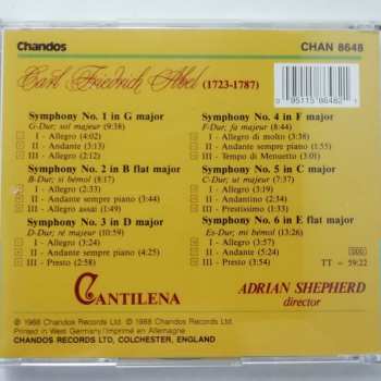 CD Carl Friedrich Abel: Six Symphonies Opus 7 399455