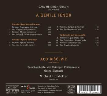 CD Carl Heinrich Graun: A Gentle Tenor 620480